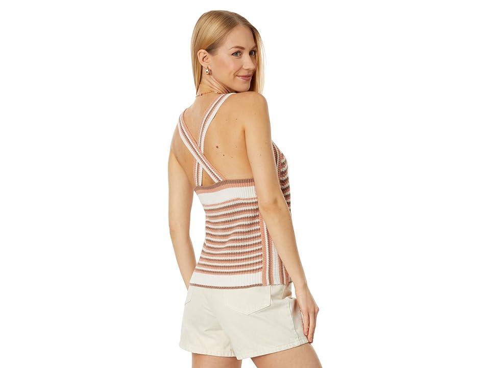 Splendid Enzo Sweater Tank (Sunset Stripe) Women's Clothing Product Image