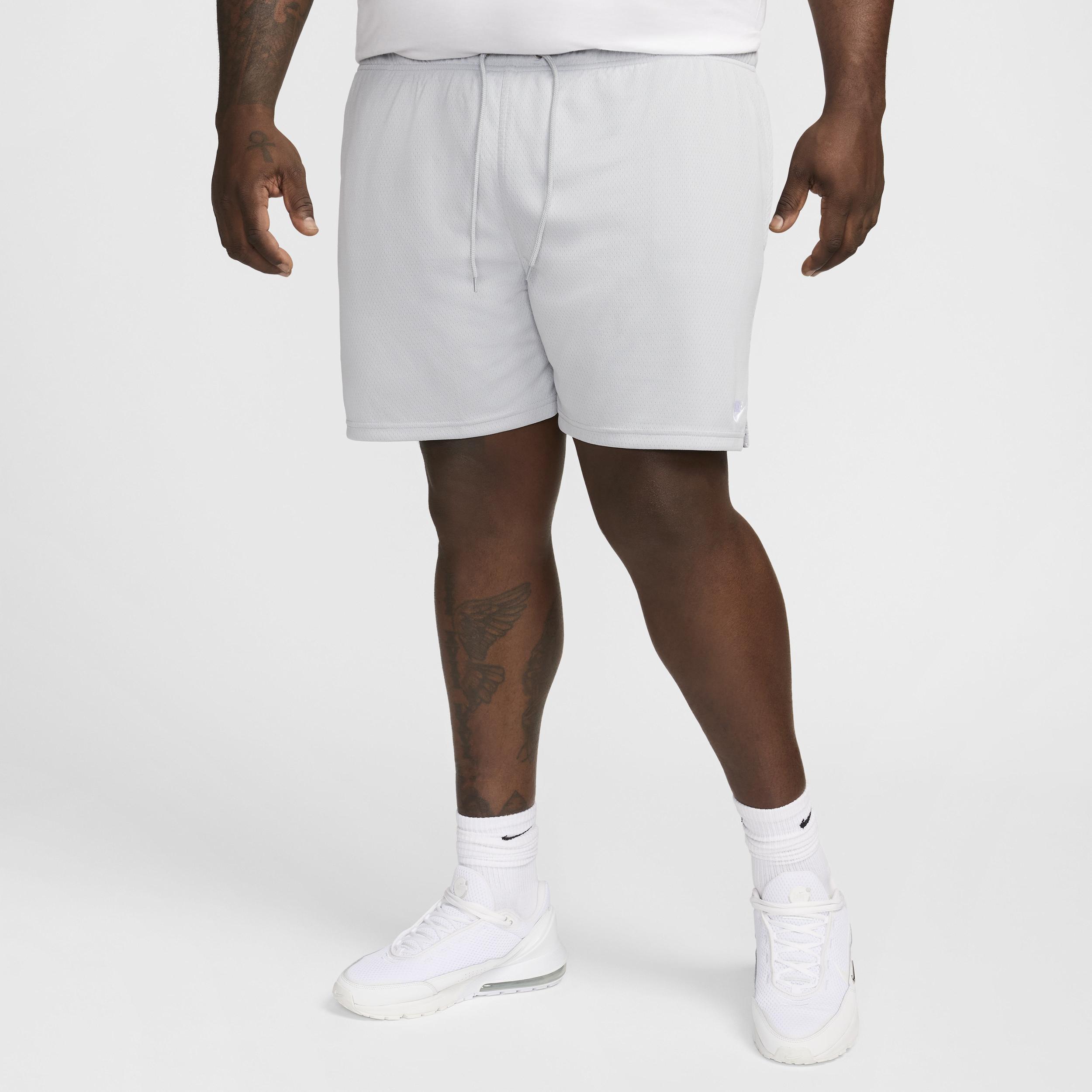 Big & Tall Nike Club Mesh Flow Shorts, Mens Light Grey Grey Product Image