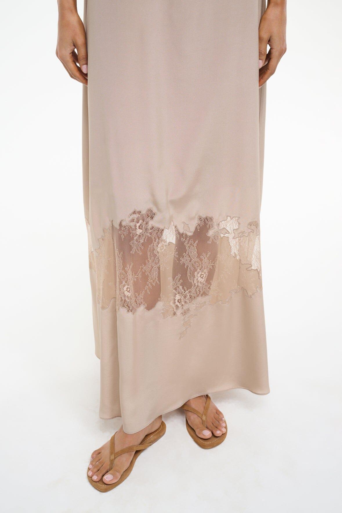 DELFINA SILK DRESS | DUNE Product Image