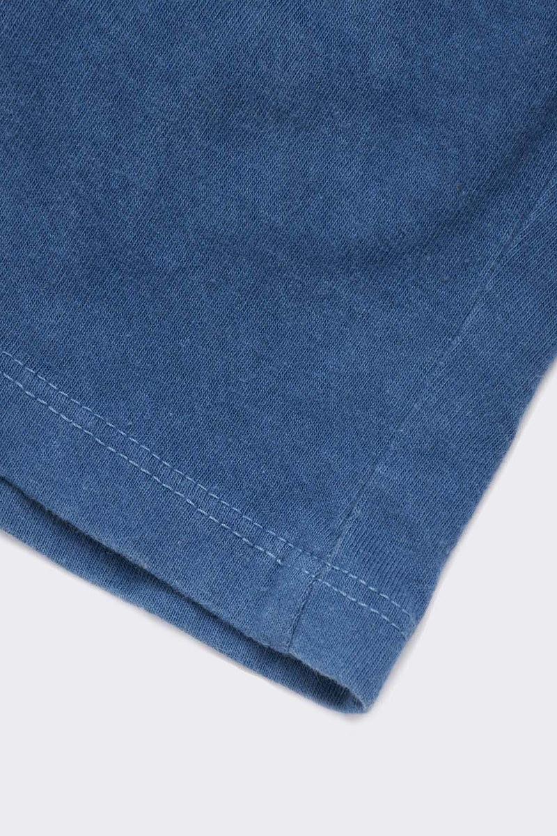 Indigo Dyed Women's Organic Athletic Shorts Product Image