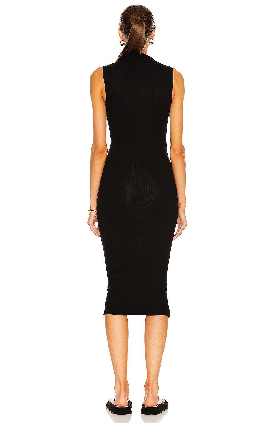Silk Knit Sleeveless Twist Midi Dress Product Image