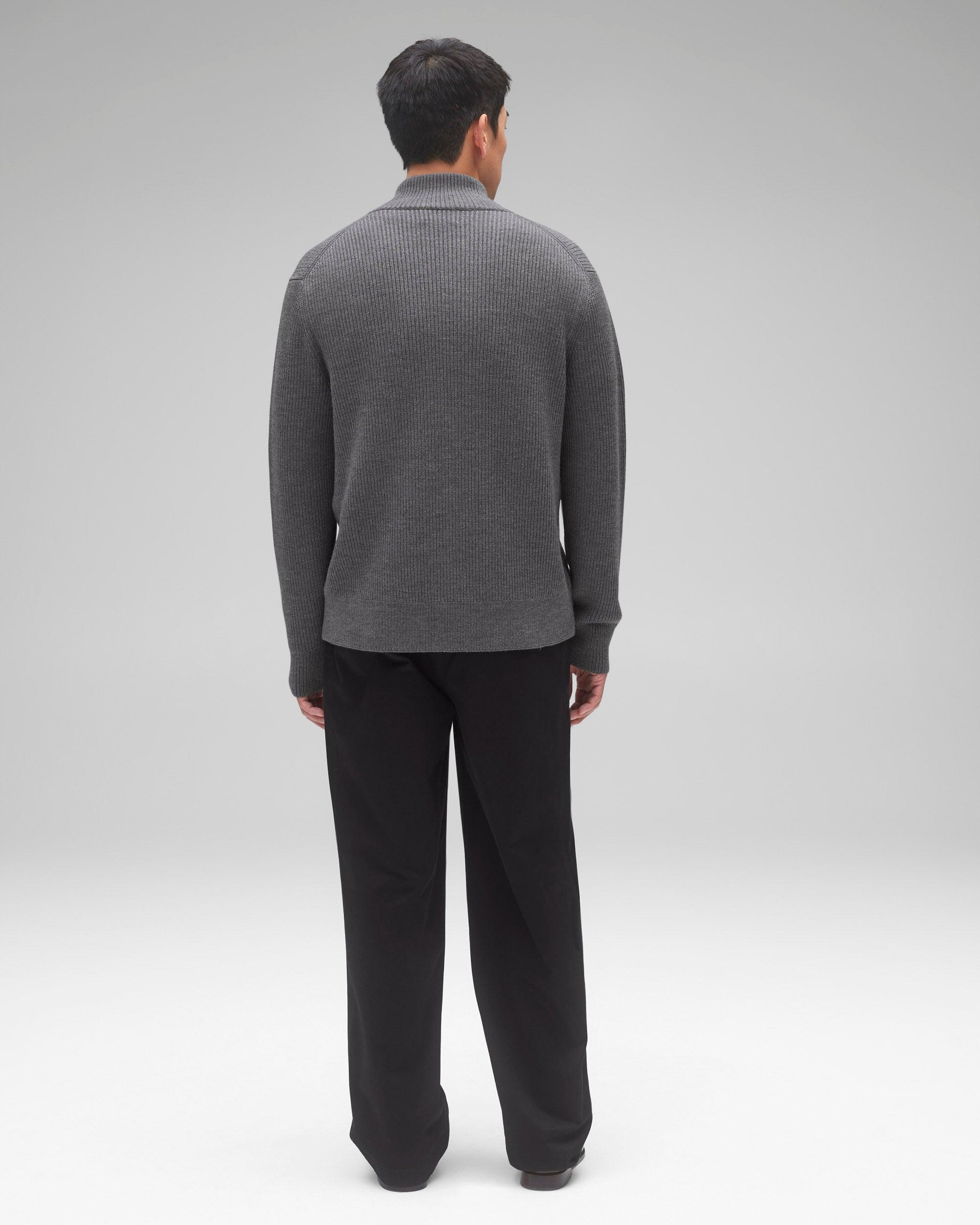Merino Rib Vinnie Track Jacket Male Product Image