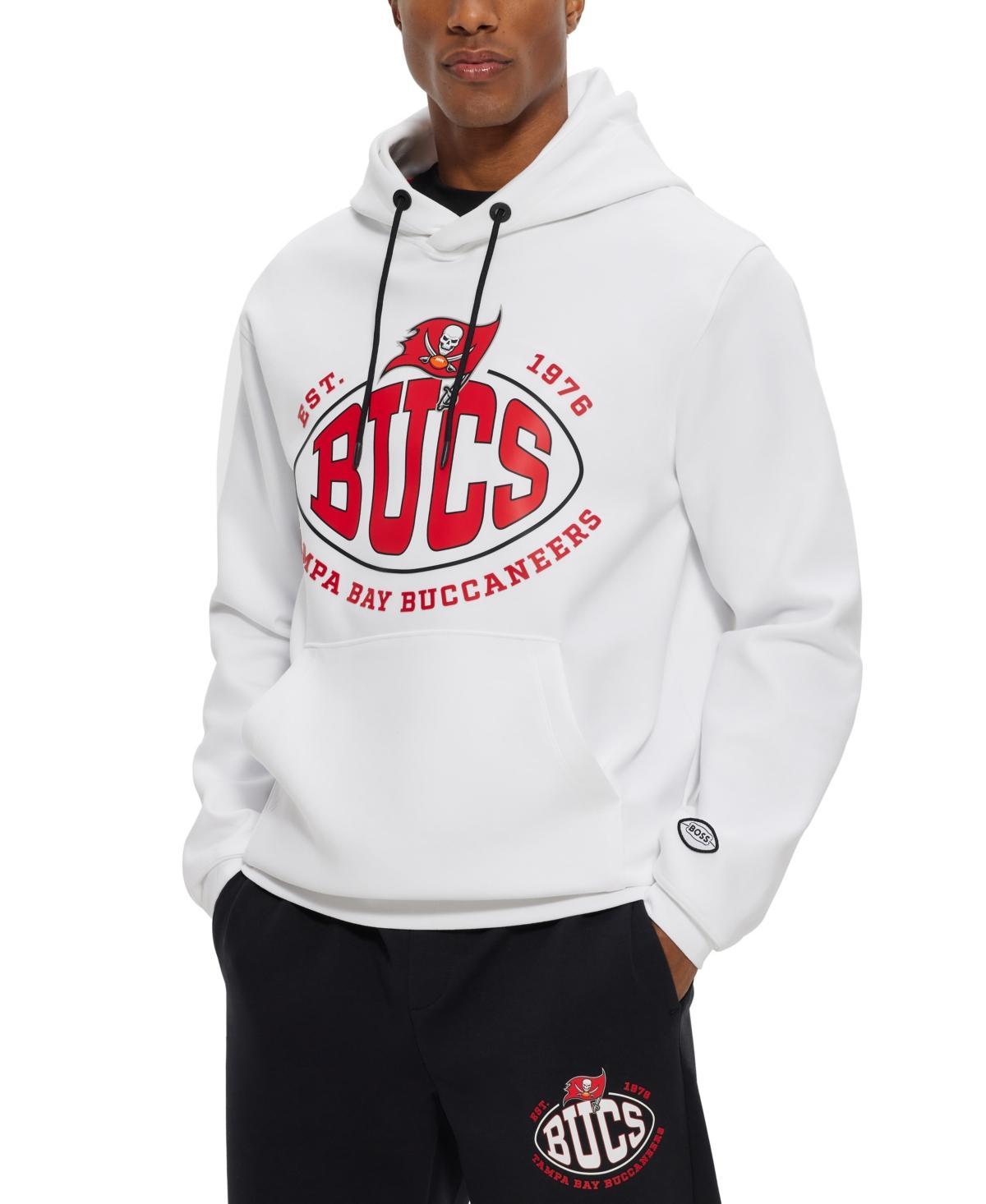 Men's BOSS X NFL  Black Minnesota Vikings Touchback Pullover Hoodie, Size: Medium Product Image
