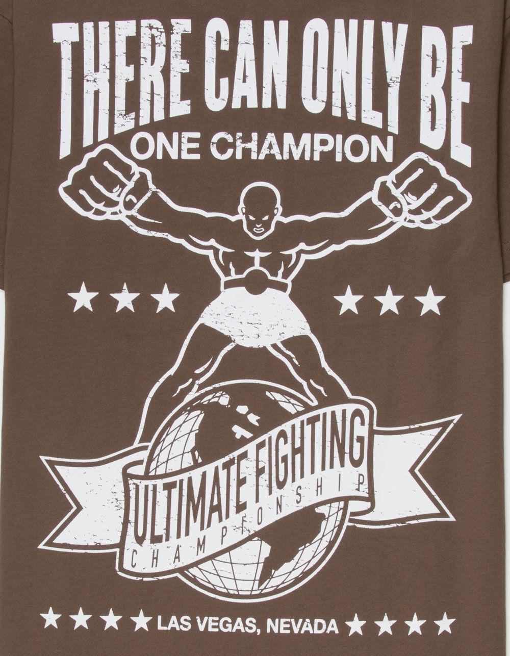 UFC One Champion Mens Tee - BROWN Product Image