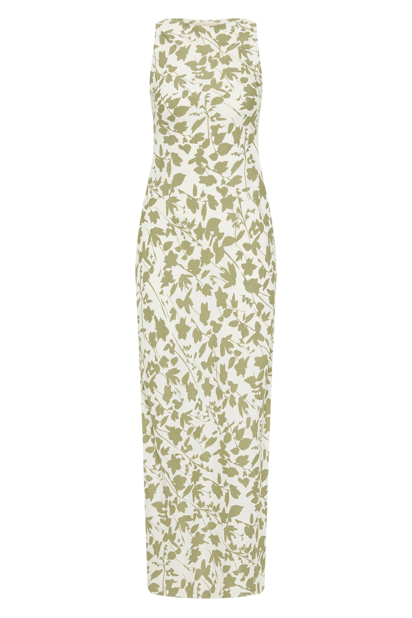 Silya Maxi Dress Poplar Sage Product Image