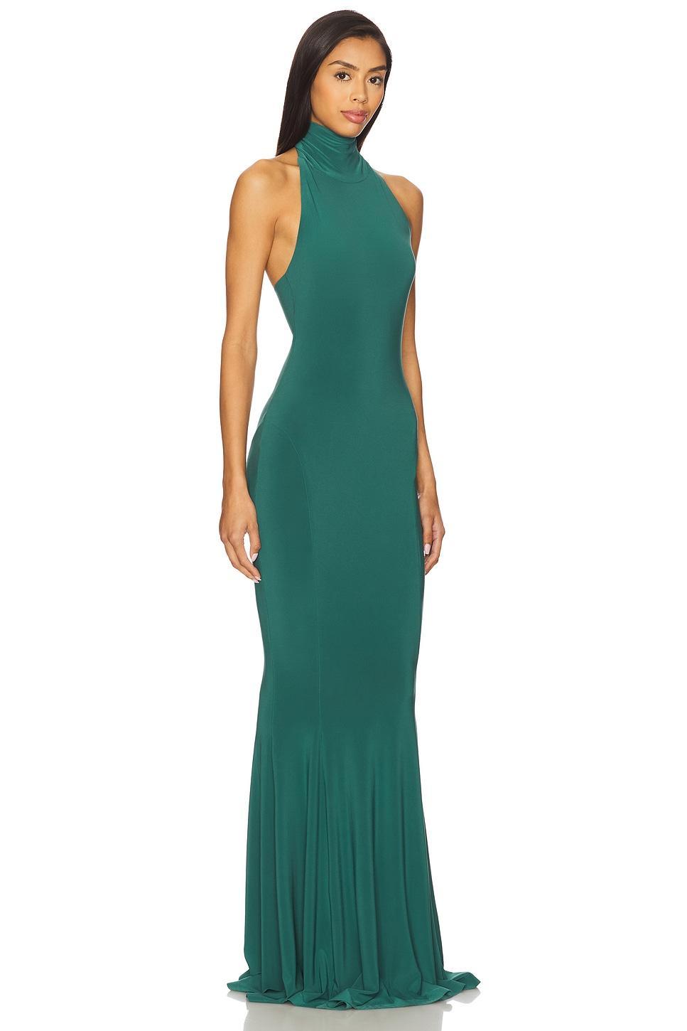 x REVOLVE Halter Turtle Fishtail Gown Norma Kamali Product Image