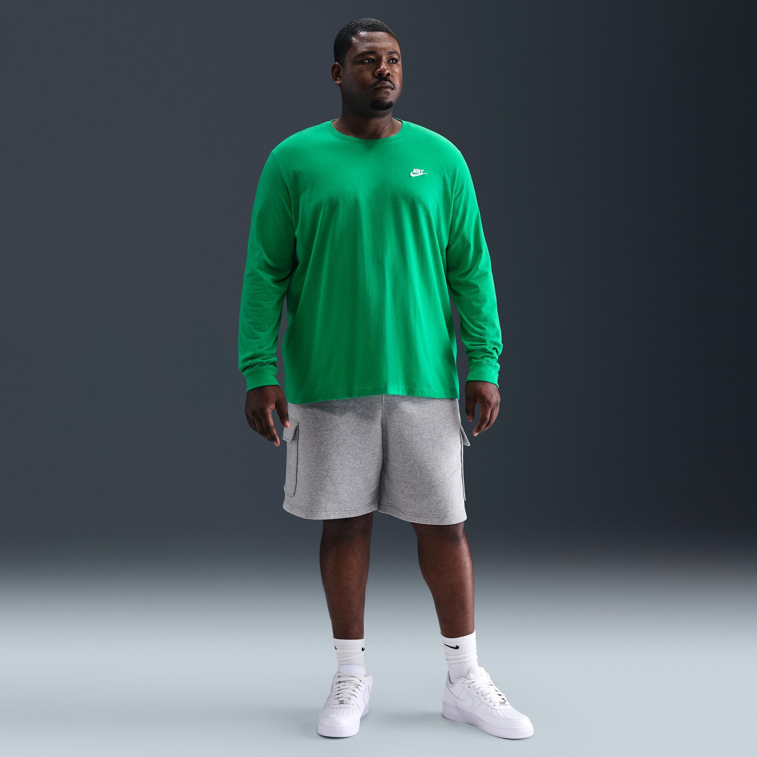 Men's Nike Sportswear Club Long-Sleeve T-Shirt Product Image