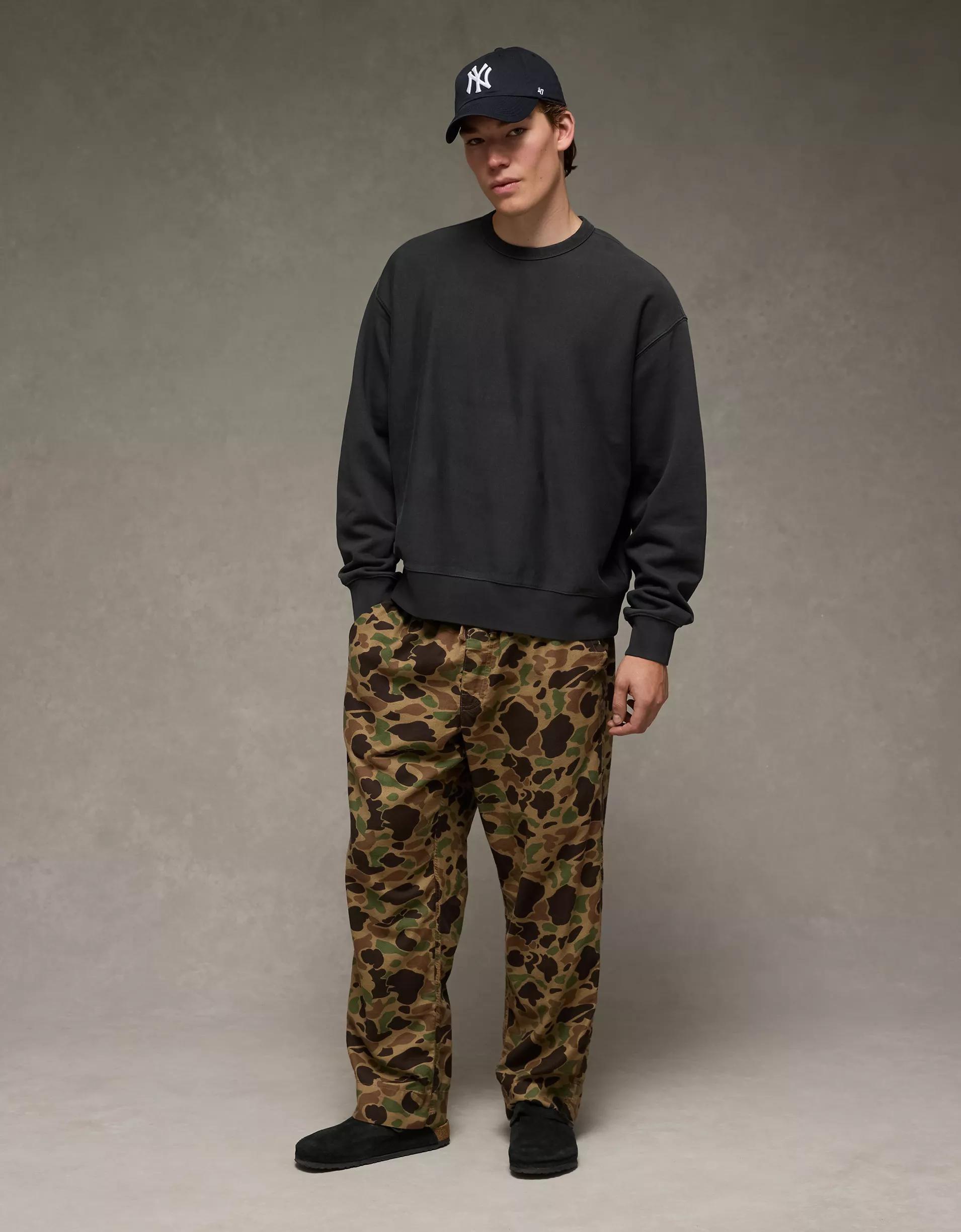 AE Open Leg Flannel Pant Product Image