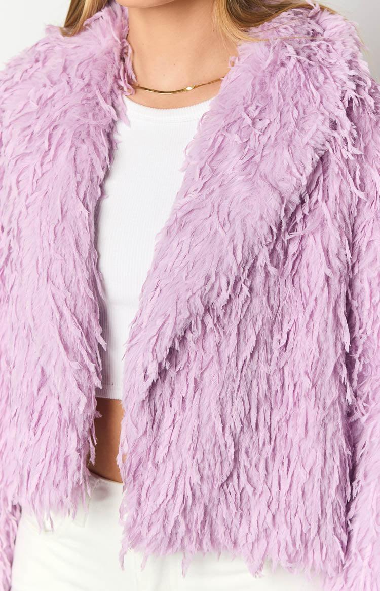 Amy Purple Fringe Jacket Product Image