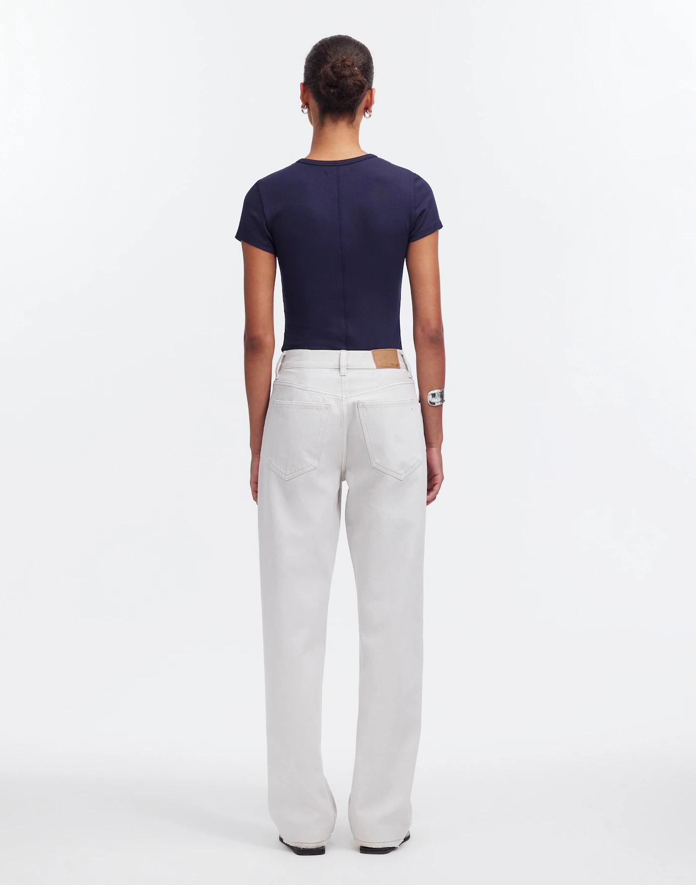 Low-Slung Straight Jeans Product Image