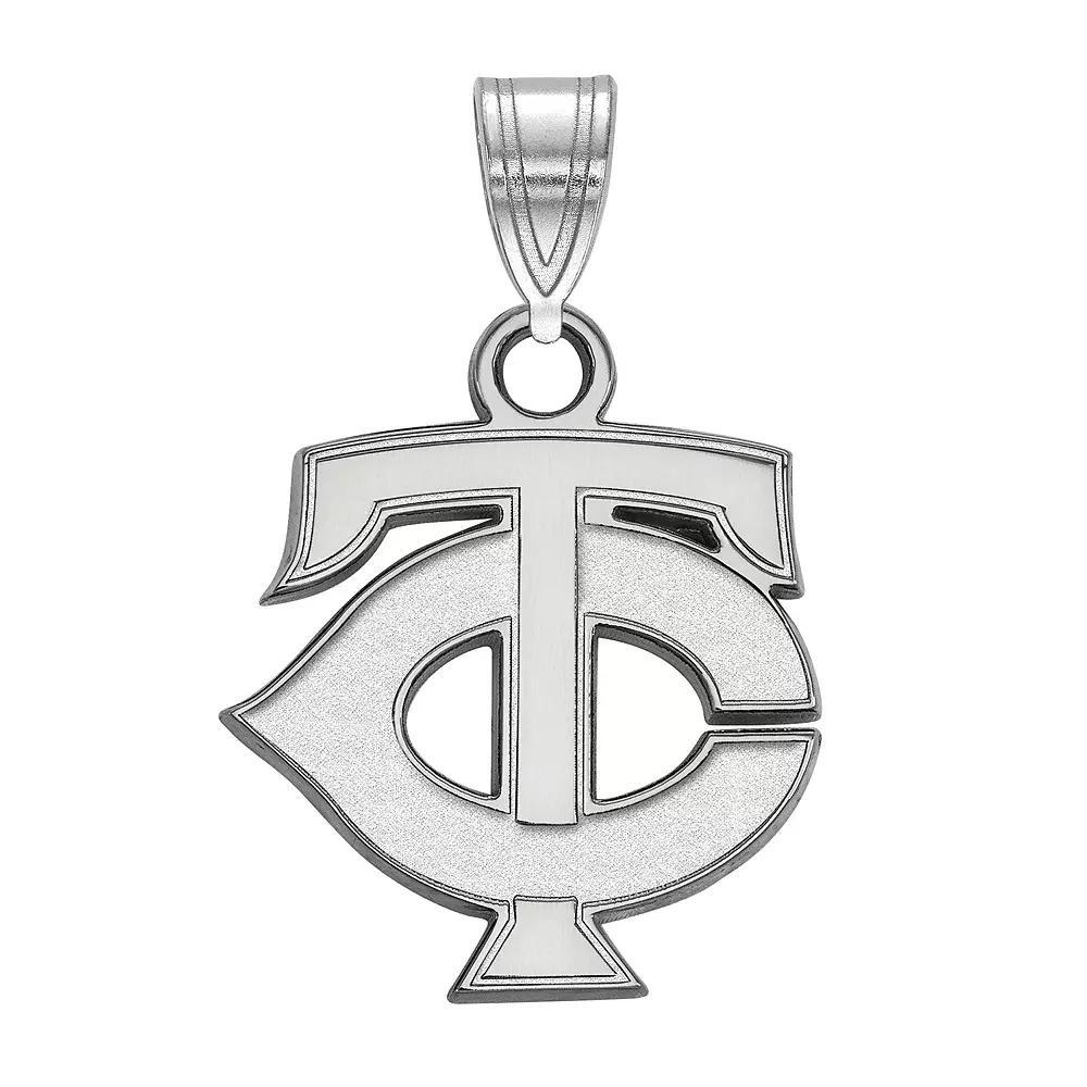 LogoArt Sterling Silver Minnesota Twins Small Pendant, Women's, Size: 19 mm, Gold Tone Product Image