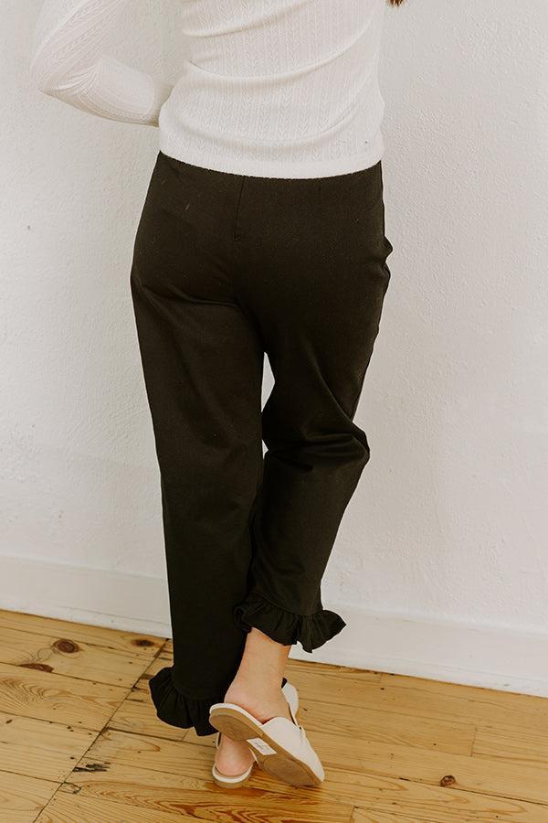 The Cordelia High Waist Crop Jean in Black Product Image
