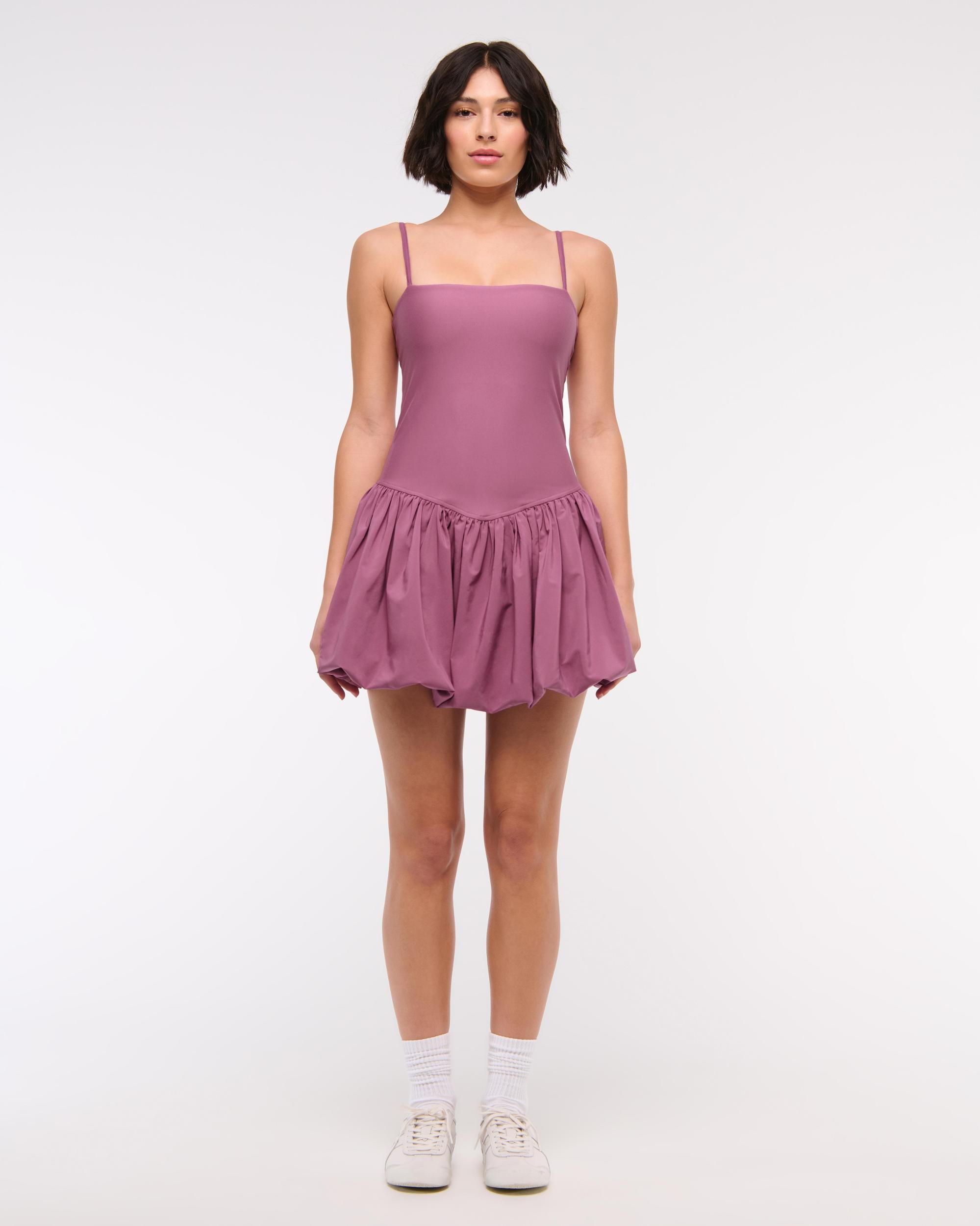 YPB sculptLUX Bubble Hem Mini Dress Product Image
