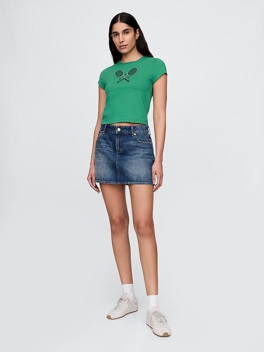 Cropped Graphic T-Shirt Product Image
