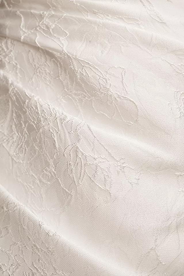 Wtoo by Watters Callahan Sweetheart Draped Jacquard Column Wedding Gown Product Image