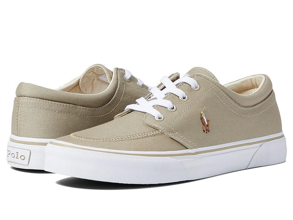 POLO RALPH LAUREN Men's Faxon Canvas Sneaker In Black Product Image