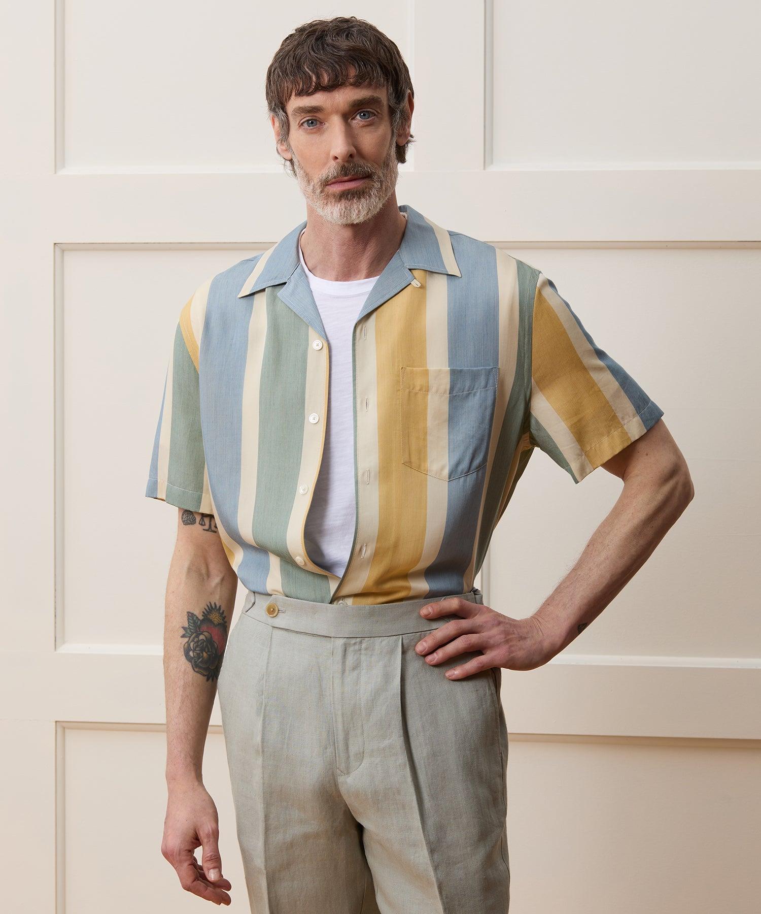 Cropped Rayon Capri Shirt Product Image