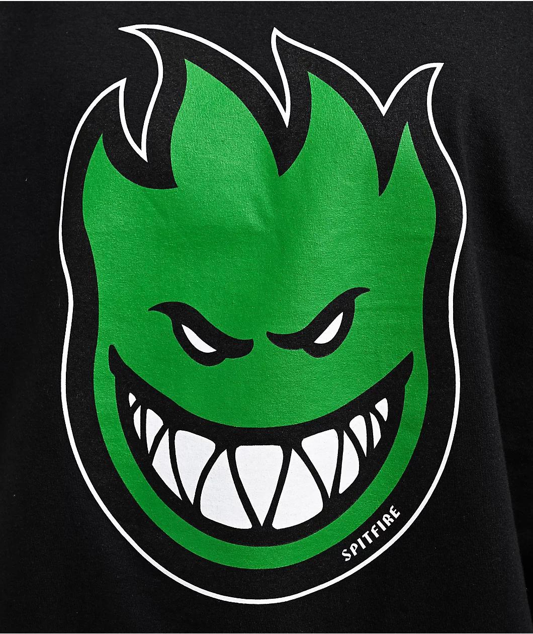 Spitfire Big Head Fill Black T-Shirt Product Image