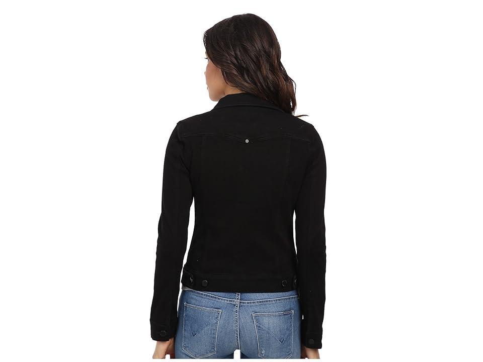 Liverpool Los Angeles Powerflex Denim Jacket Rinse) Women's Coat Product Image