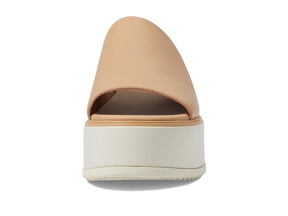 Sorel Womens Dayspring Leather Platform Slide Sandals Product Image