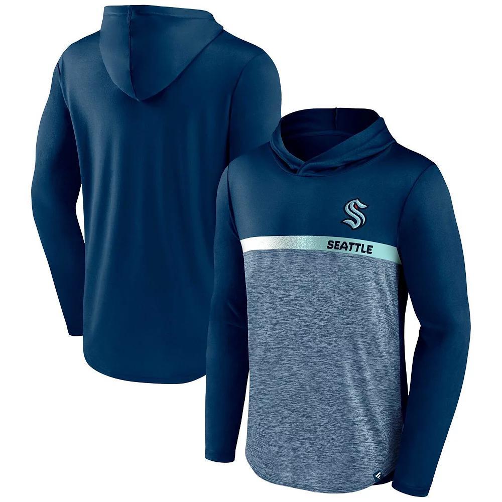 Men's Fanatics Branded Blue St. Louis Blues Podium Defender Pullover Hoodie, Size: Small Product Image