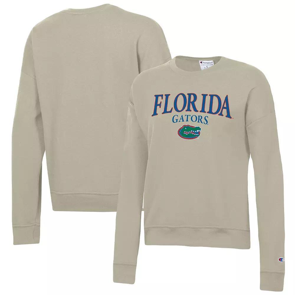 Womens Champion Tan North Carolina Tar Heels Powerblend Pullover Sweatshirt Product Image
