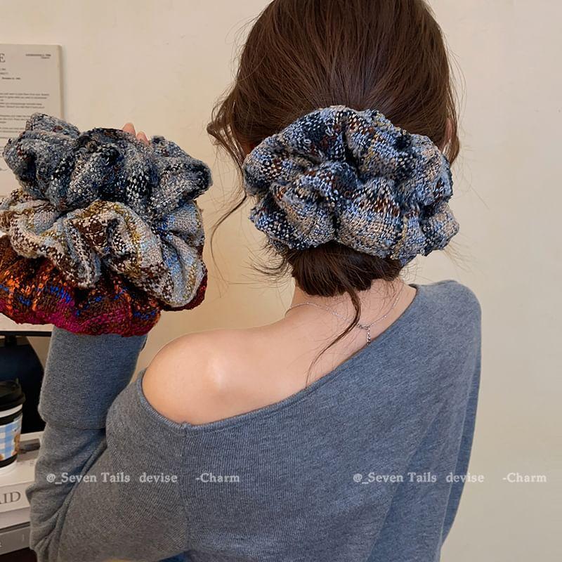 Plaid Hair Scrunchie Product Image