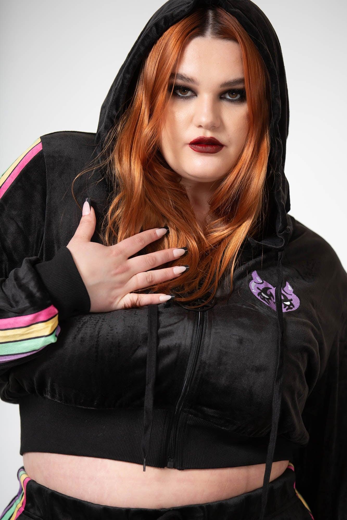 Coven Chill Velour Hoodie Product Image