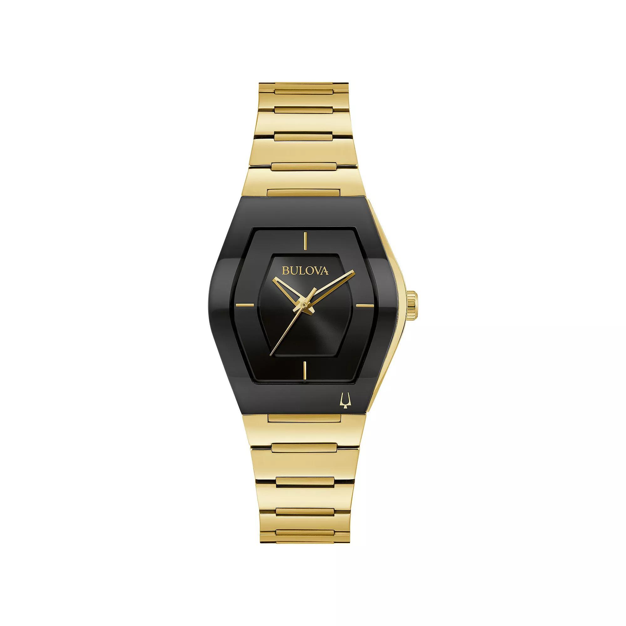 Bulova Futuro Womens Gold Tone Stainless Steel Bracelet Watch - 97L164 Product Image