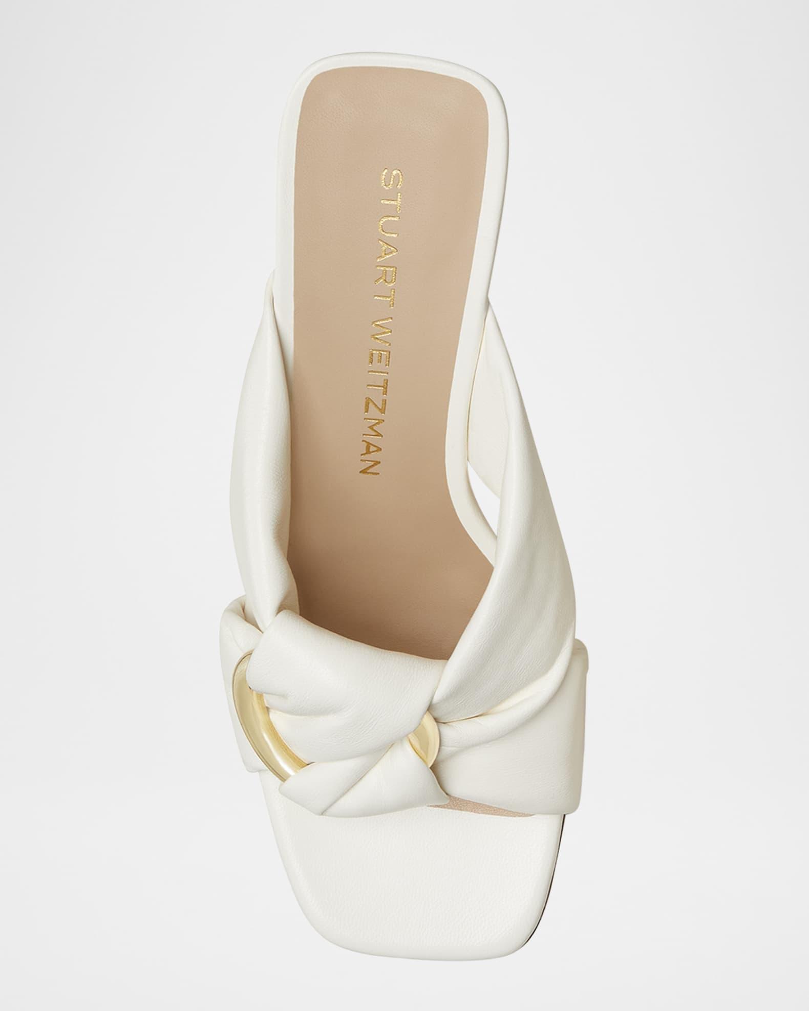 Cece Leather Twisted Ring Slide Sandals Product Image
