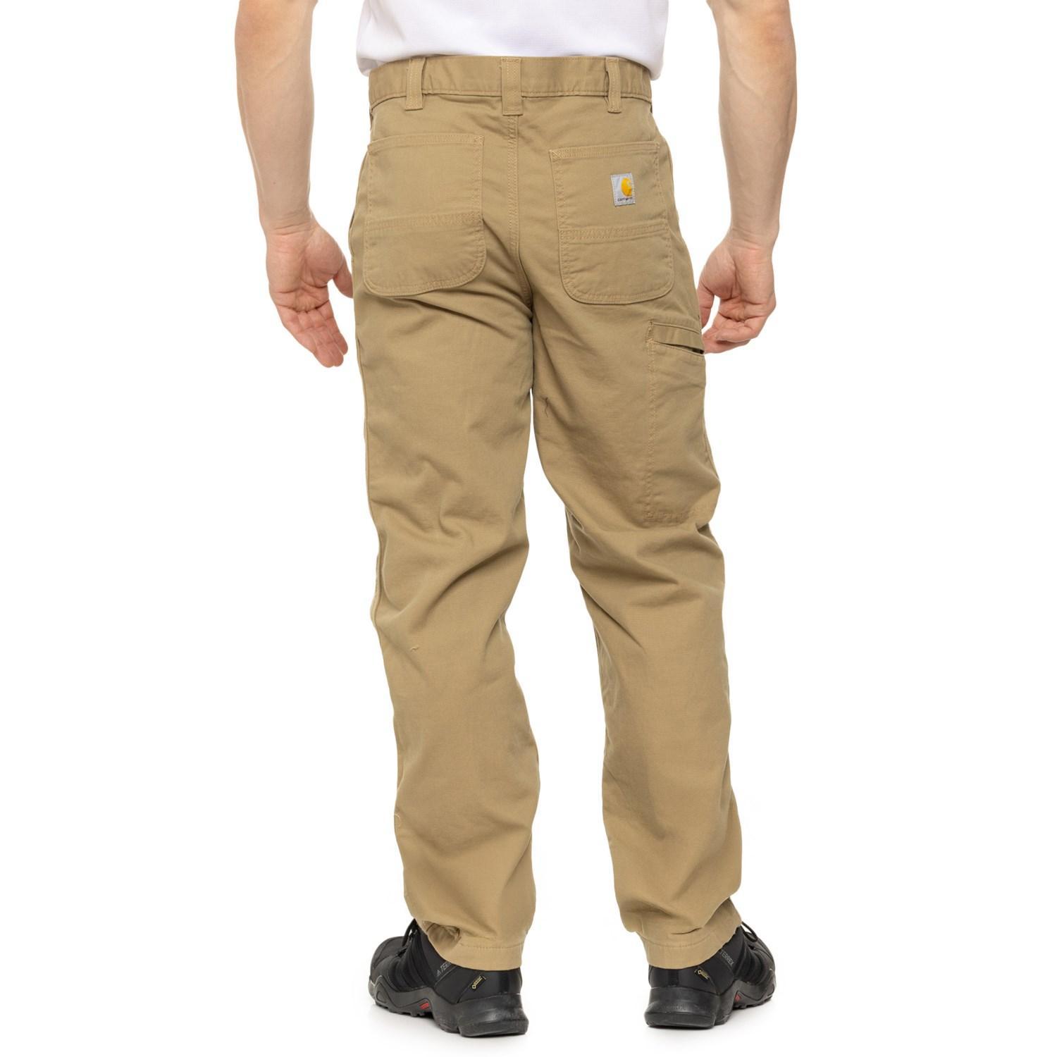 Carhartt 103342 Rugged Flex® Canvas Utility Work Pants - Flannel Lined, Factory Seconds Product Image