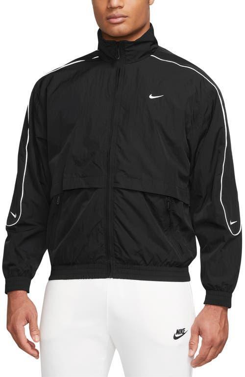 Nike Mens Sportswear Solo Swoosh Woven Track Jacket Product Image