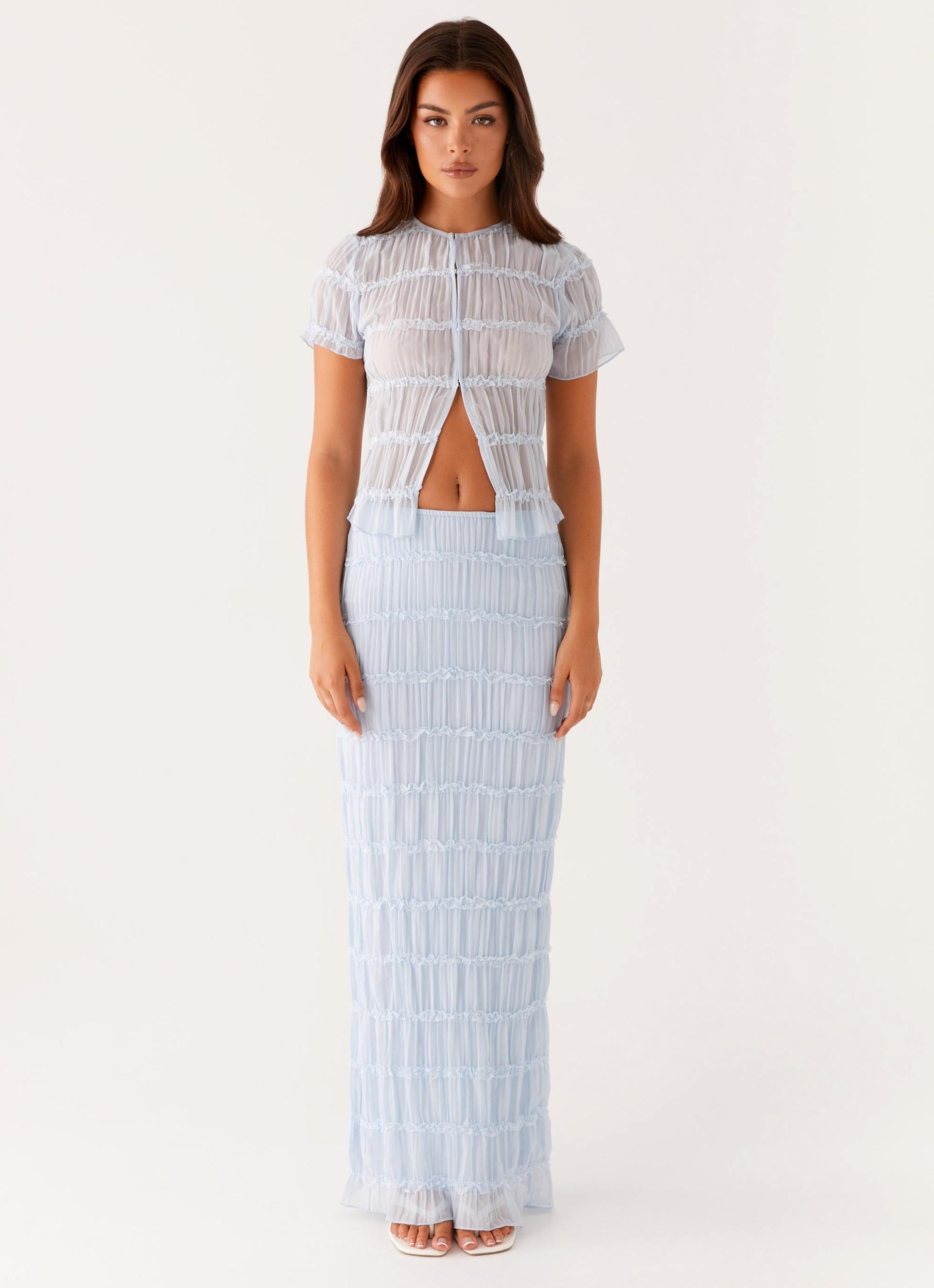 Daydreaming Top - Blue Product Image
