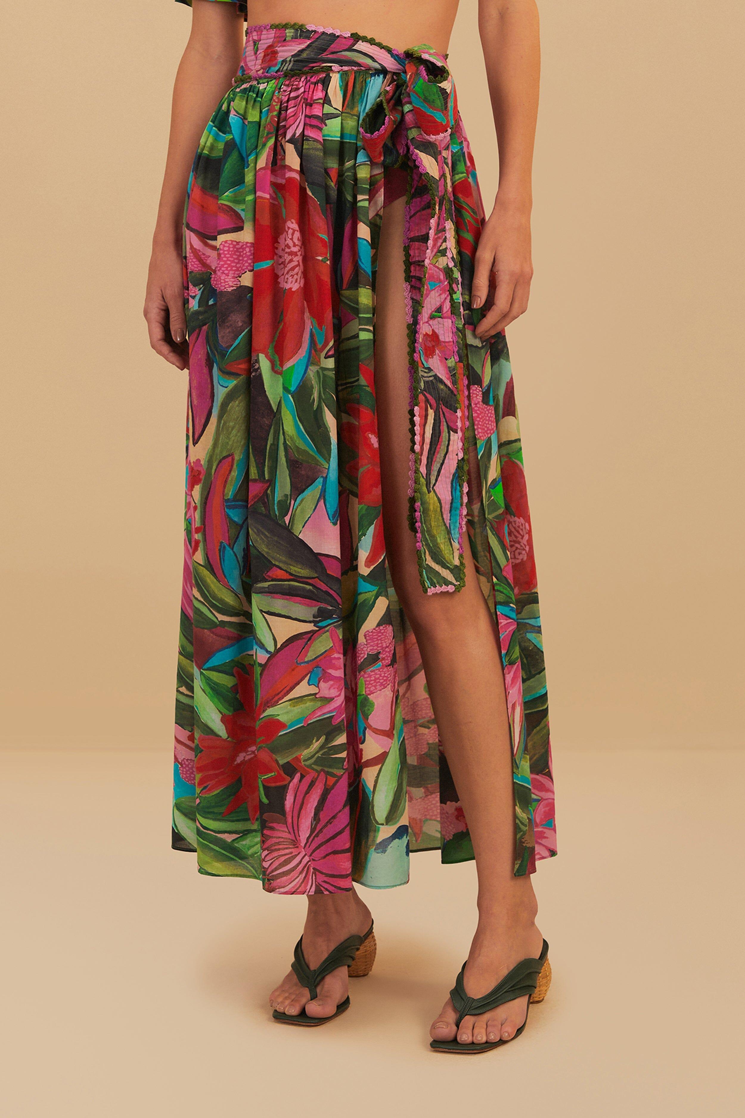 Jardin De Reve Midi Skirt, JARDIN DE REVE MULTICOLOR / XXS Product Image