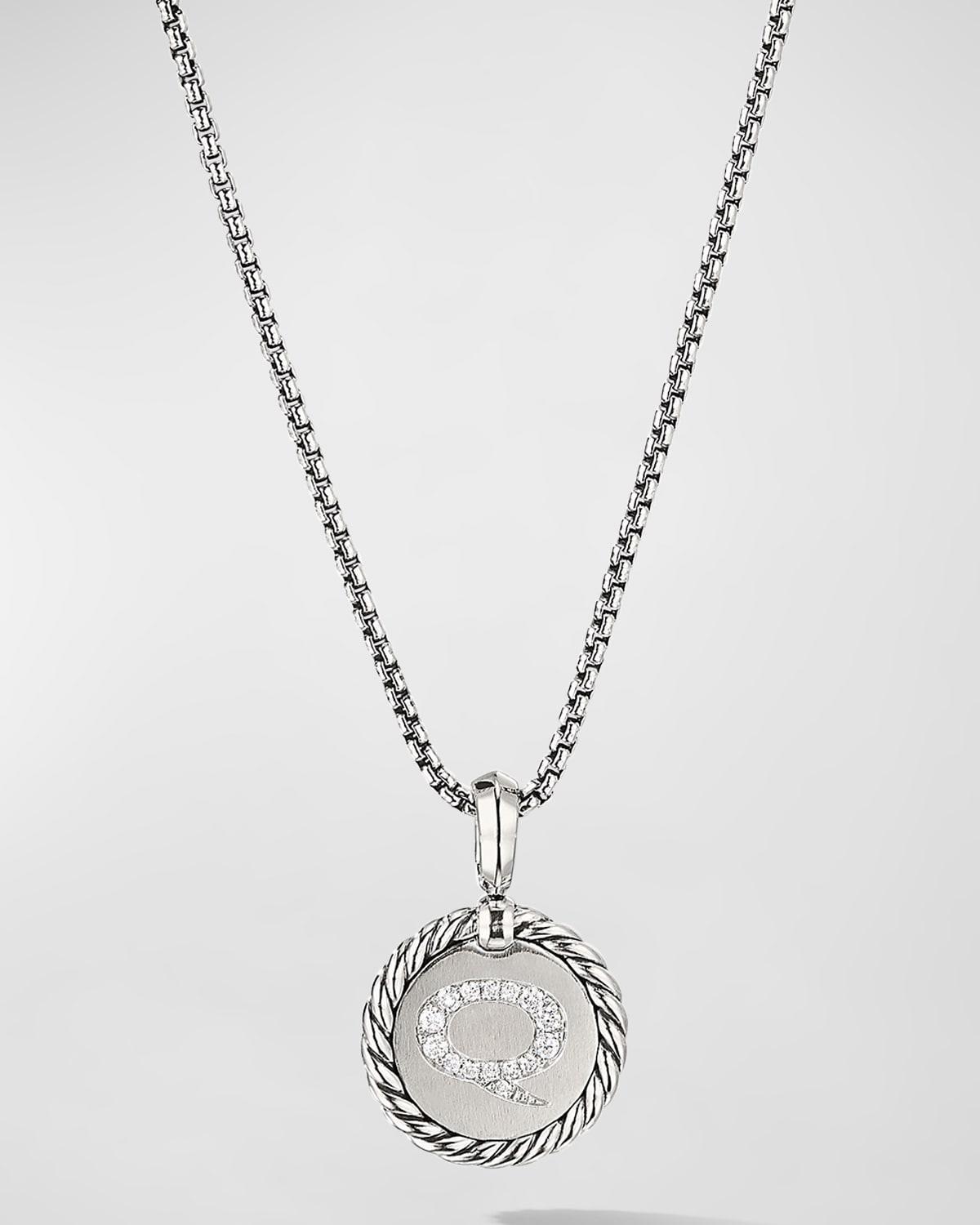 David Yurman Sterling Silver Cable Collectibles Initial Charm Product Image