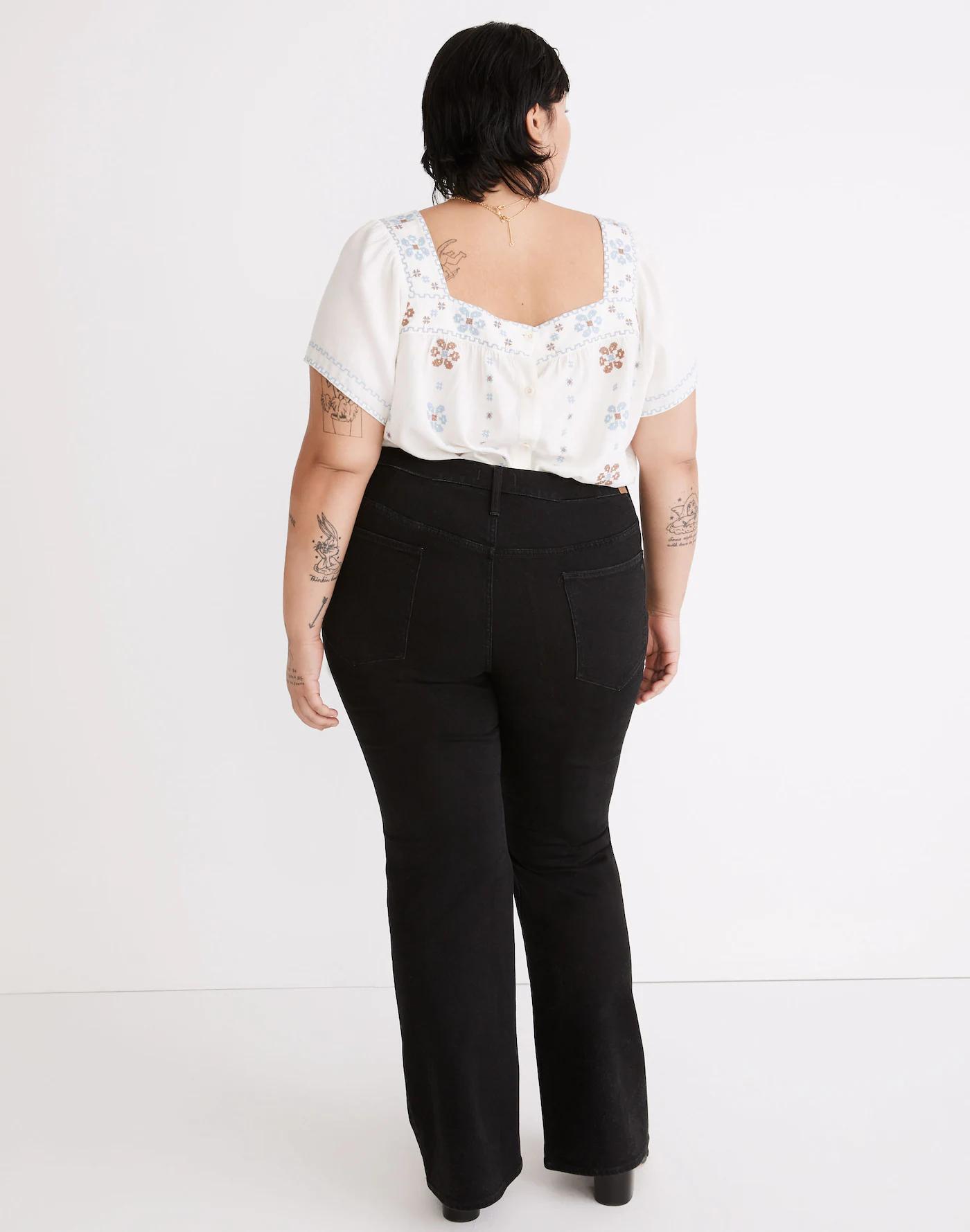 The Plus Perfect Vintage Flare Jean in Sherborn Wash Product Image