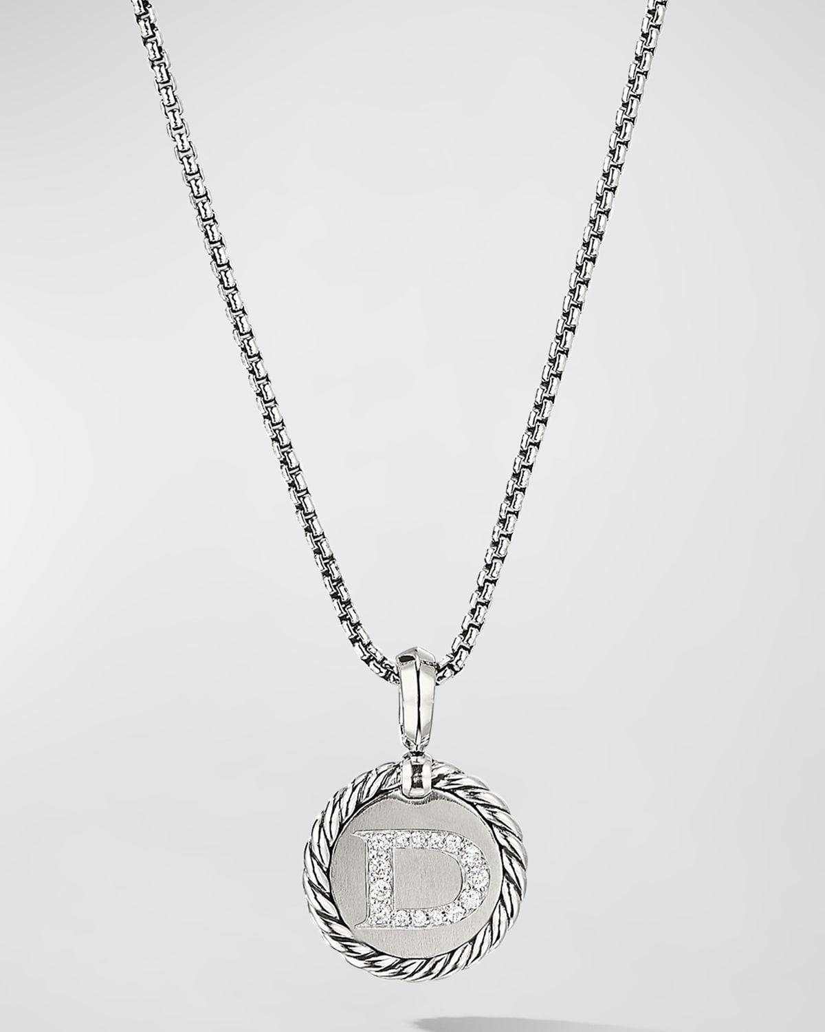 David Yurman Sterling Silver Cable Collectibles Initial Charm Product Image