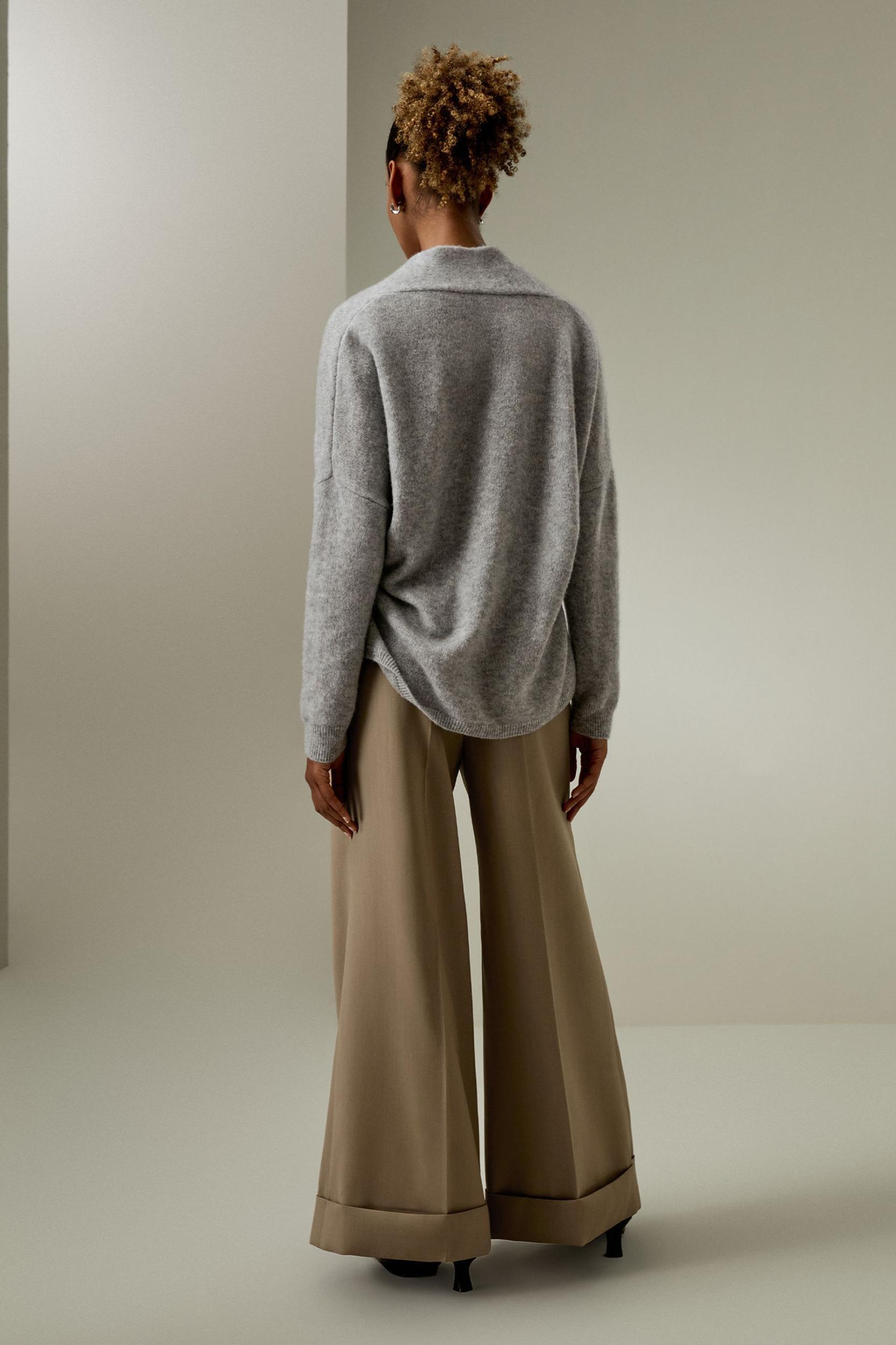 Lounge Wrap Knit Cardigan Product Image