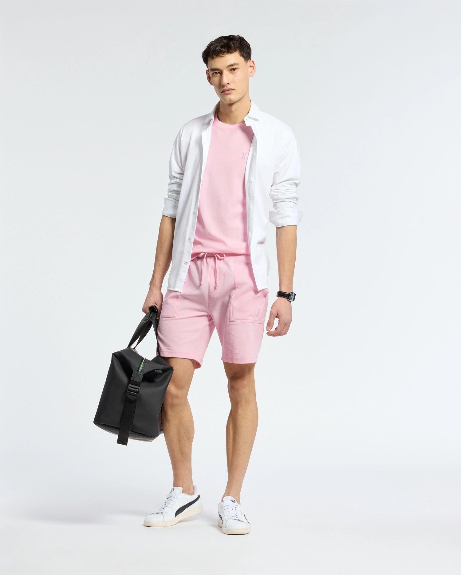 Men's Taylor Light Pique Sweatshort 681 ROMANCE ROSE / M Product Image