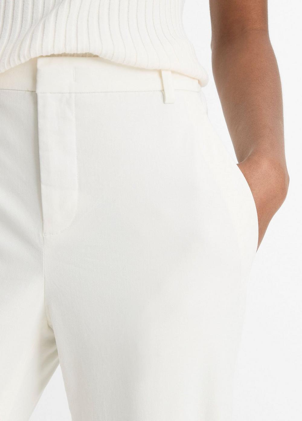 Womens Italian Stretch-cotton Chino Short, Coastal Blue, Size 0 Vince Product Image