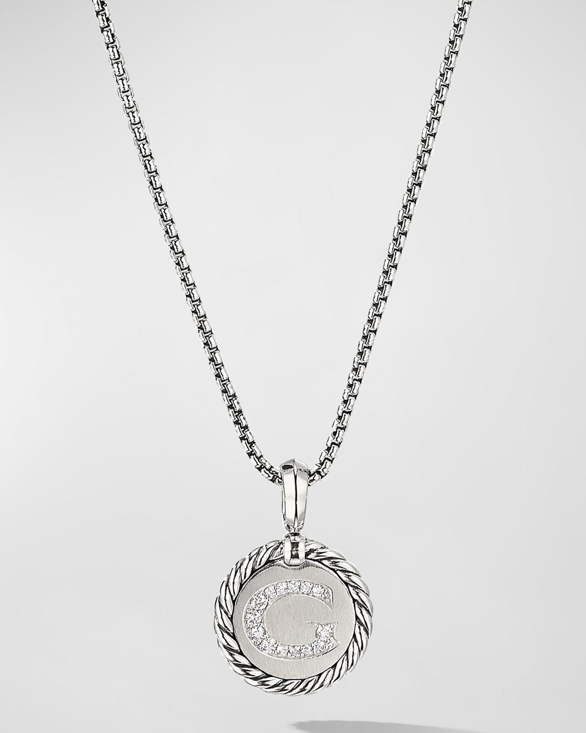 David Yurman Sterling Silver Cable Collectibles Initial Charm Product Image