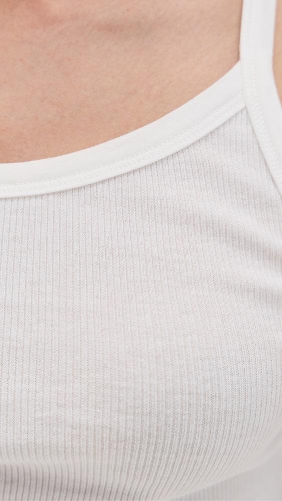 Éterne Cropped Rib Tank Ivory | Shopbop Product Image