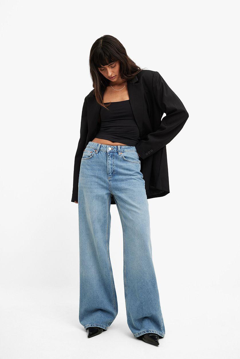 Wide High Waist Jeans Product Image