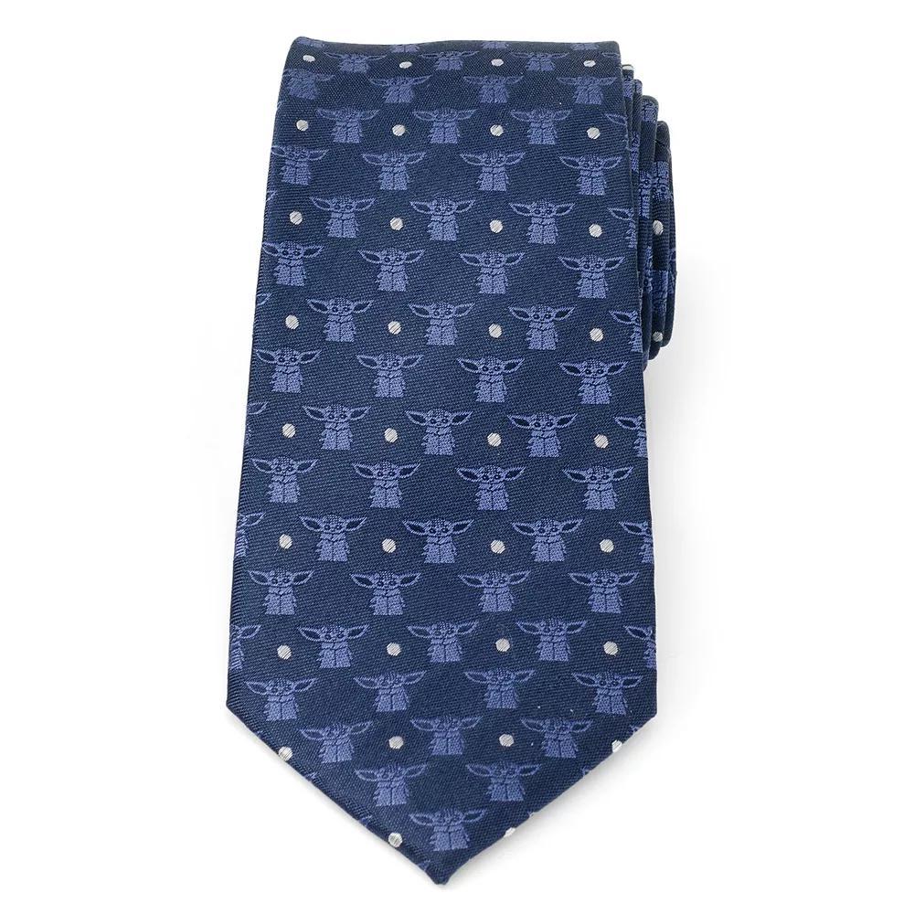 Men's Star Wars The Mandalorian Tie, Grogu Navy Blue Product Image