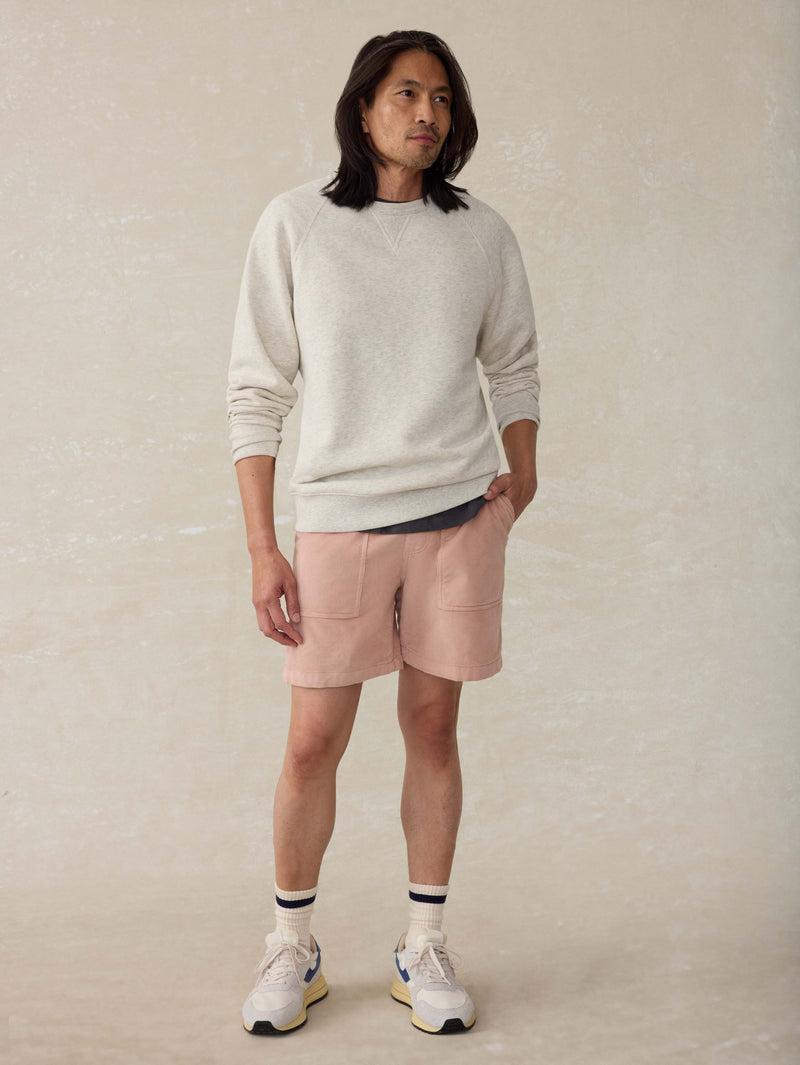 Corduroy Drawstring Utility Short - Coral Dawn Product Image