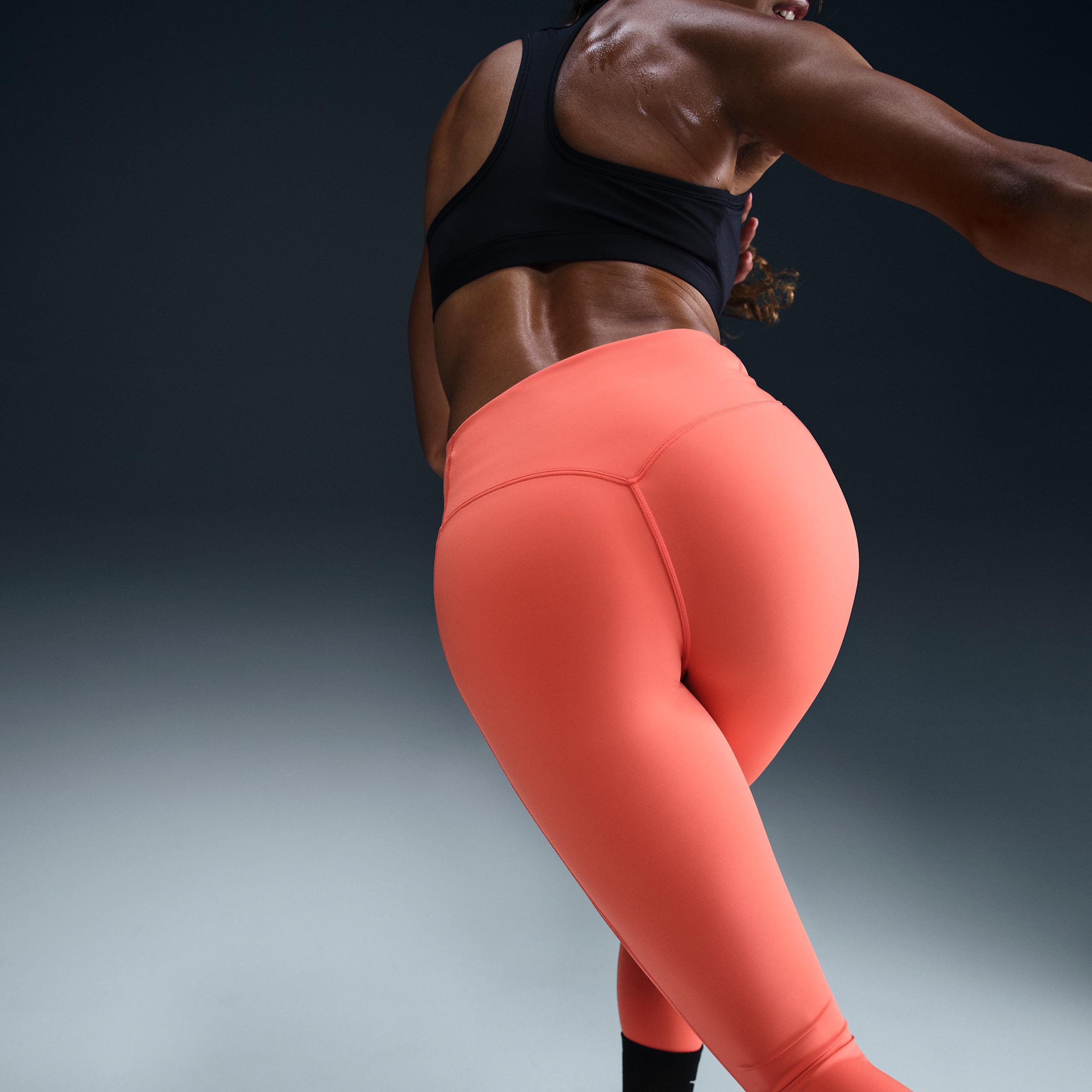 Nike Women's Universa High-Waisted 7/8 Leggings with No Front Seam Product Image