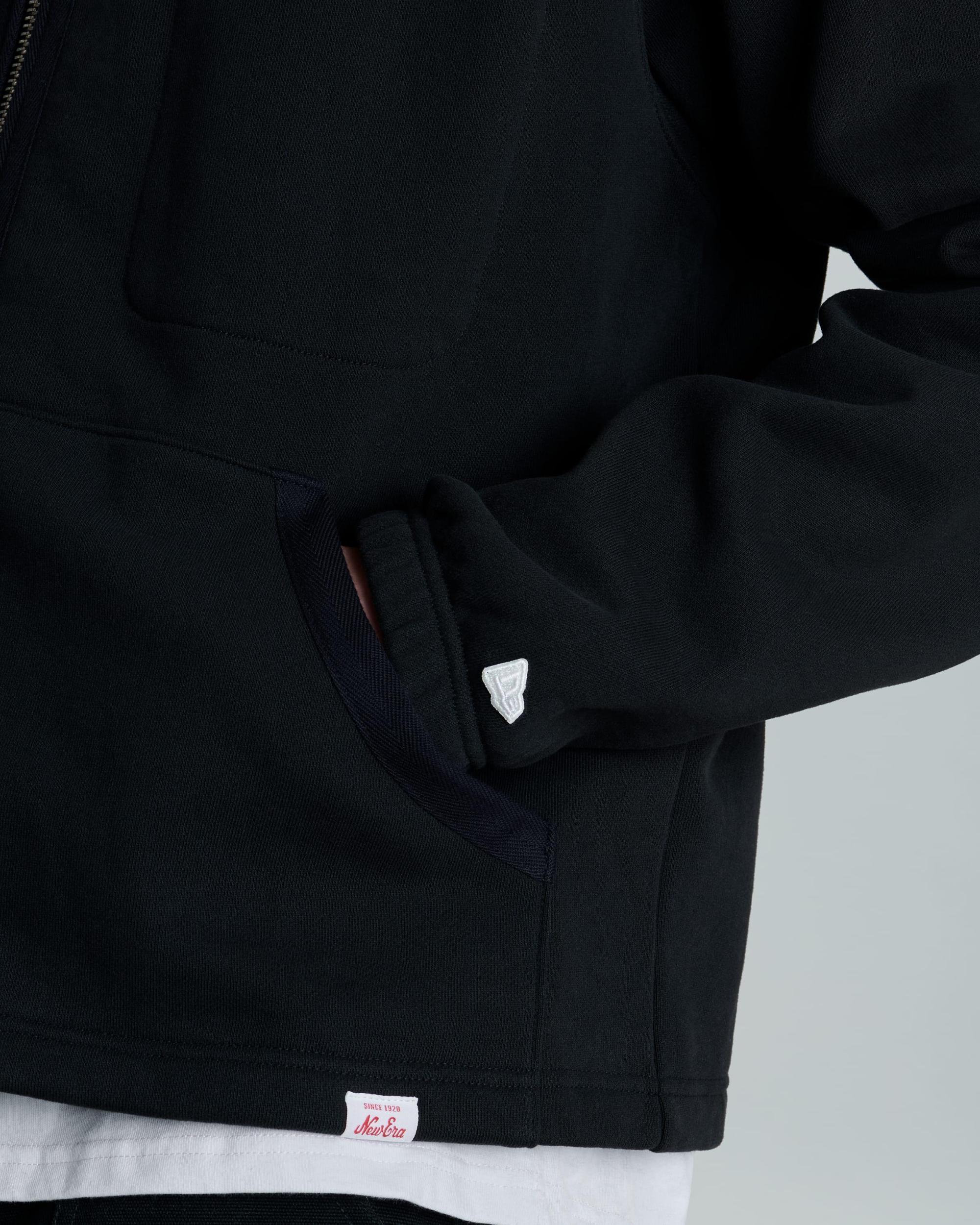 Brand New Era Albright Black Zip Cardigan Male Product Image