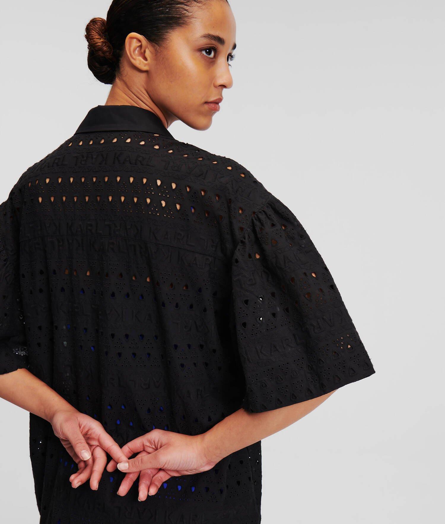 BRODERIE ANGLAISE SHIRT DRESS Product Image