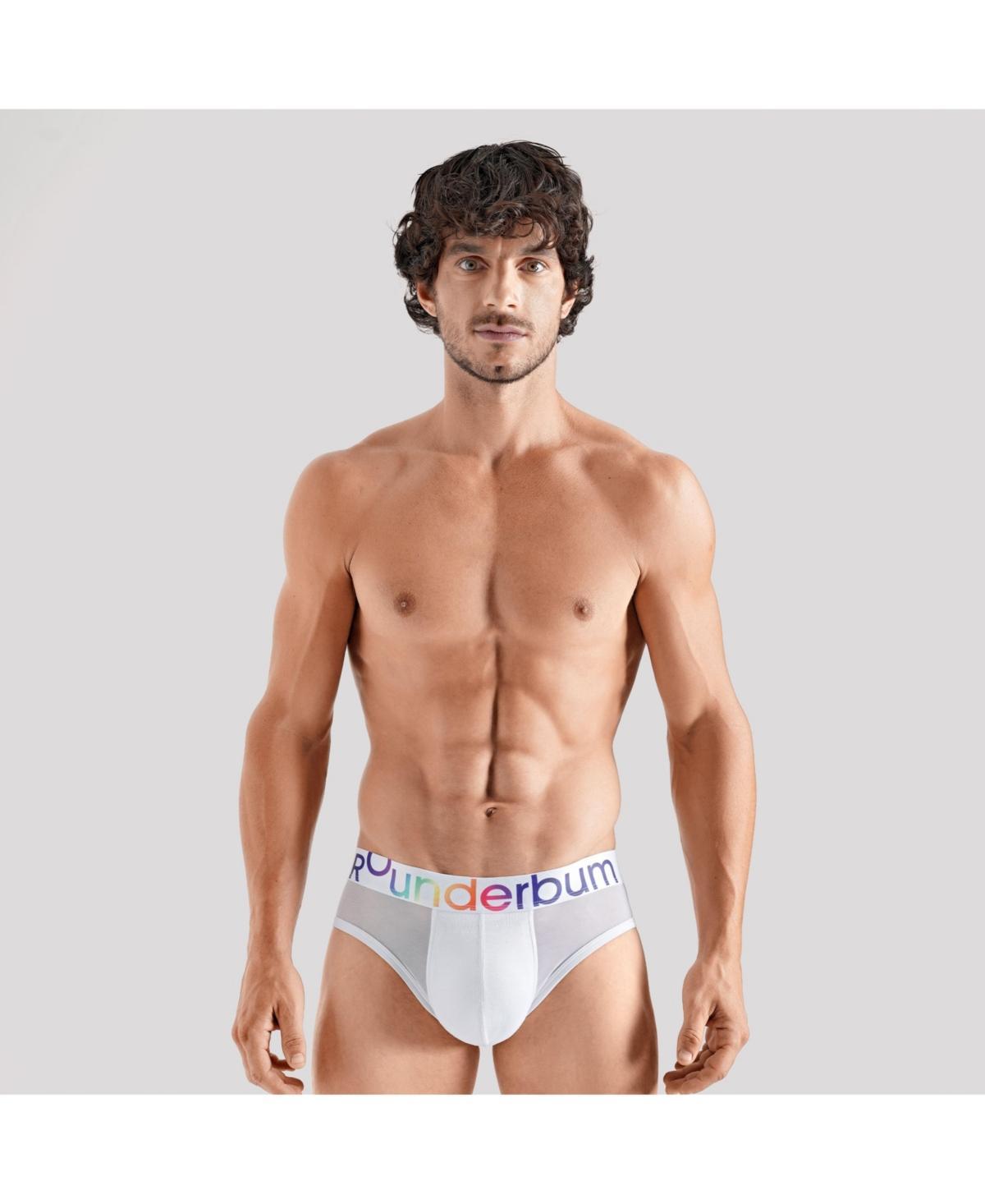 Rounderbum Mens Transparent Pride Package Brief Product Image