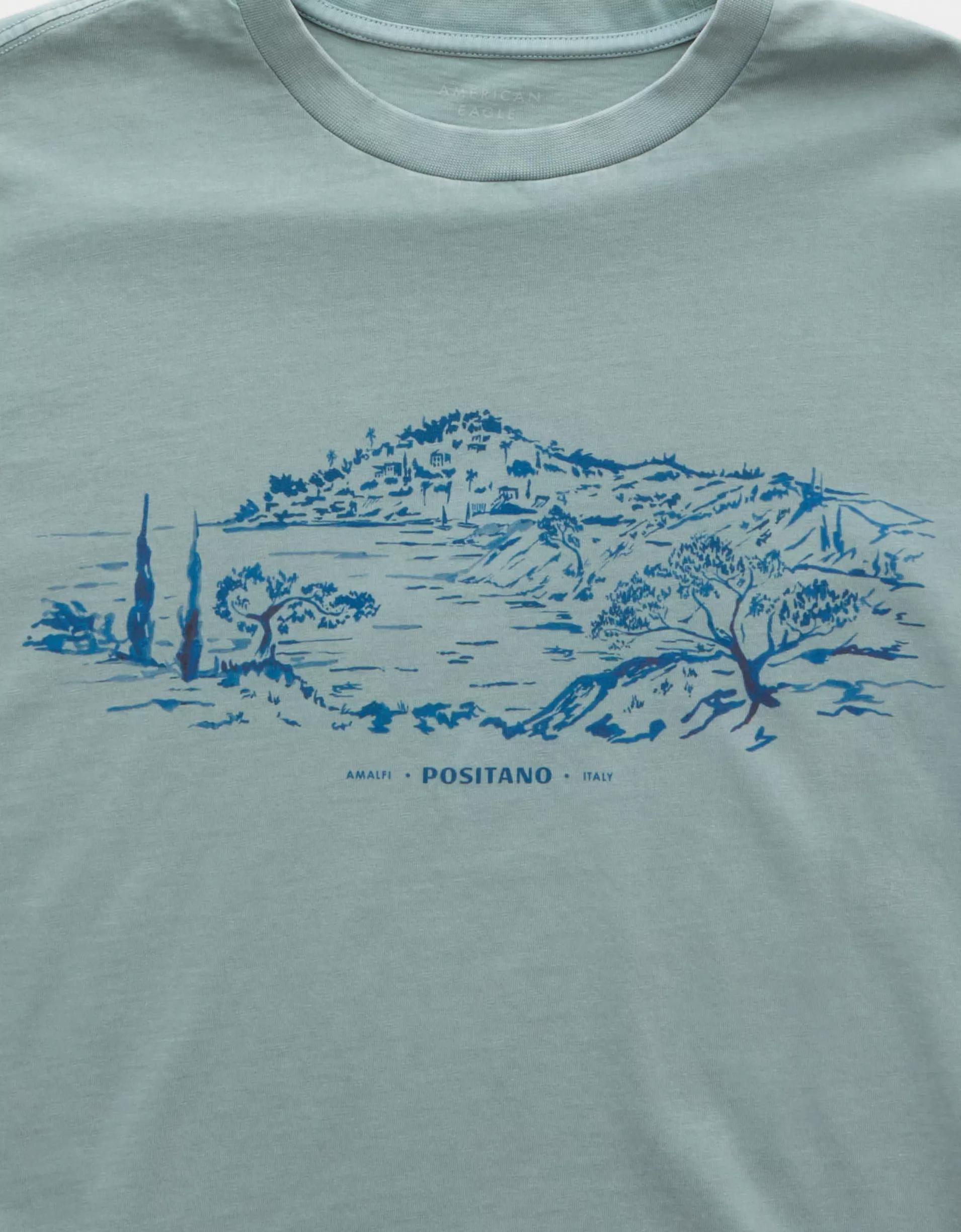 AE Boxy Destination Graphic T-Shirt Product Image